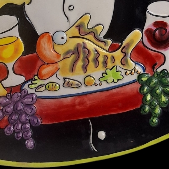 Farm Gourmet Green Frog Waiter Platter - Picture 8 of 11